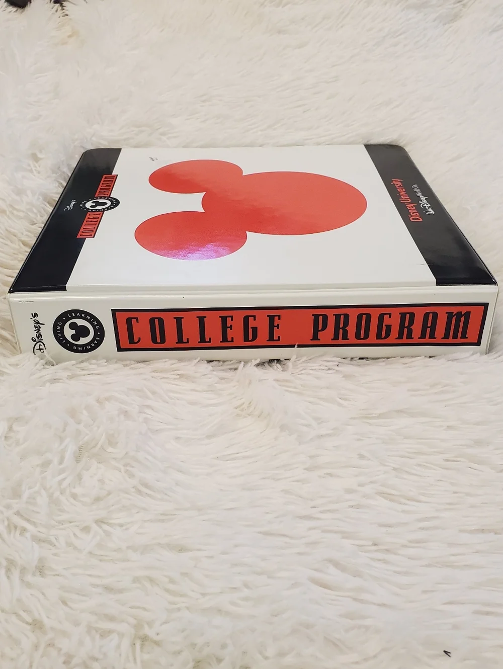 Disney University College Program Binder